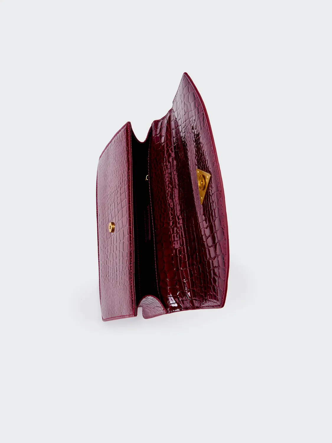 Vicolo Ginza borsa ecopelle cocco vino