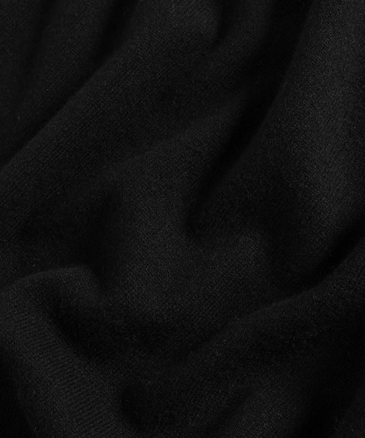 Rodier Maglione Ampio Girocollo Nero Cashmere 2 Fili