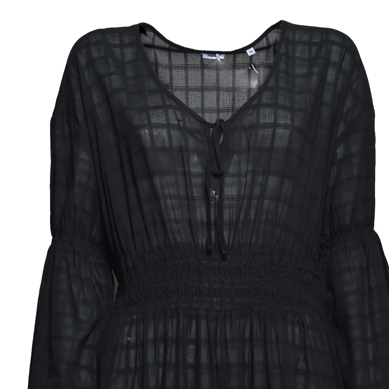 Aspesi 2968M06045241 abito cotone nero 40