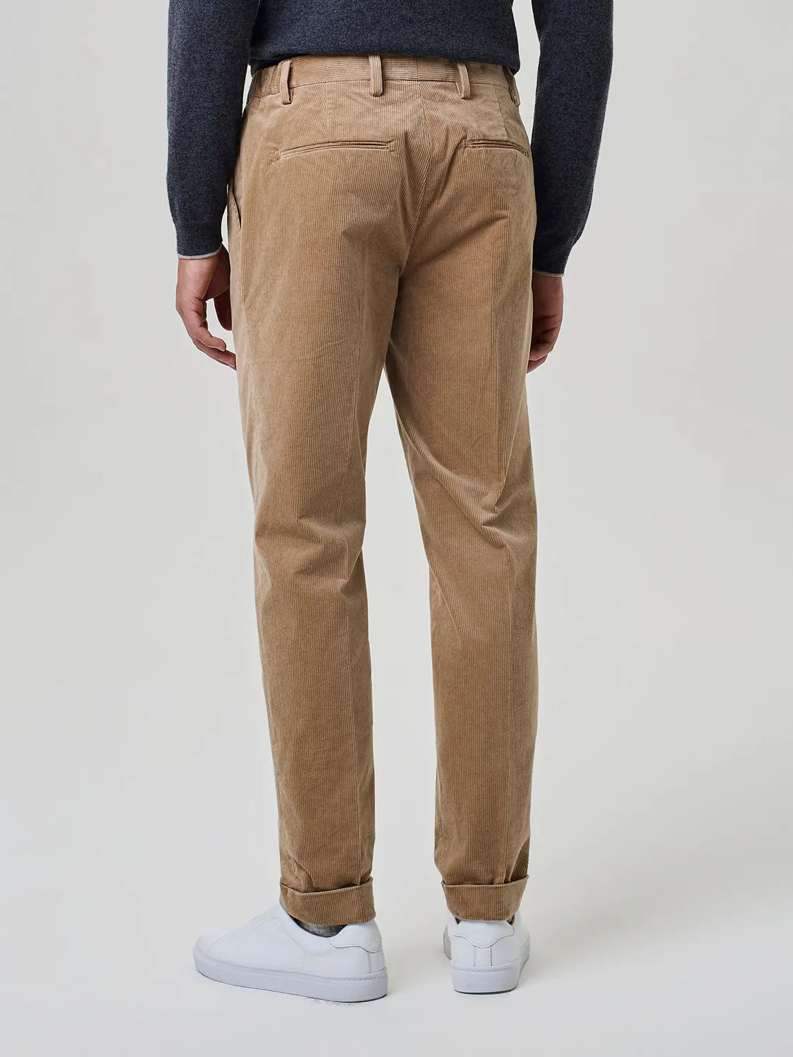 Paul Taylor pantalone velluto cammello millerighe cotone