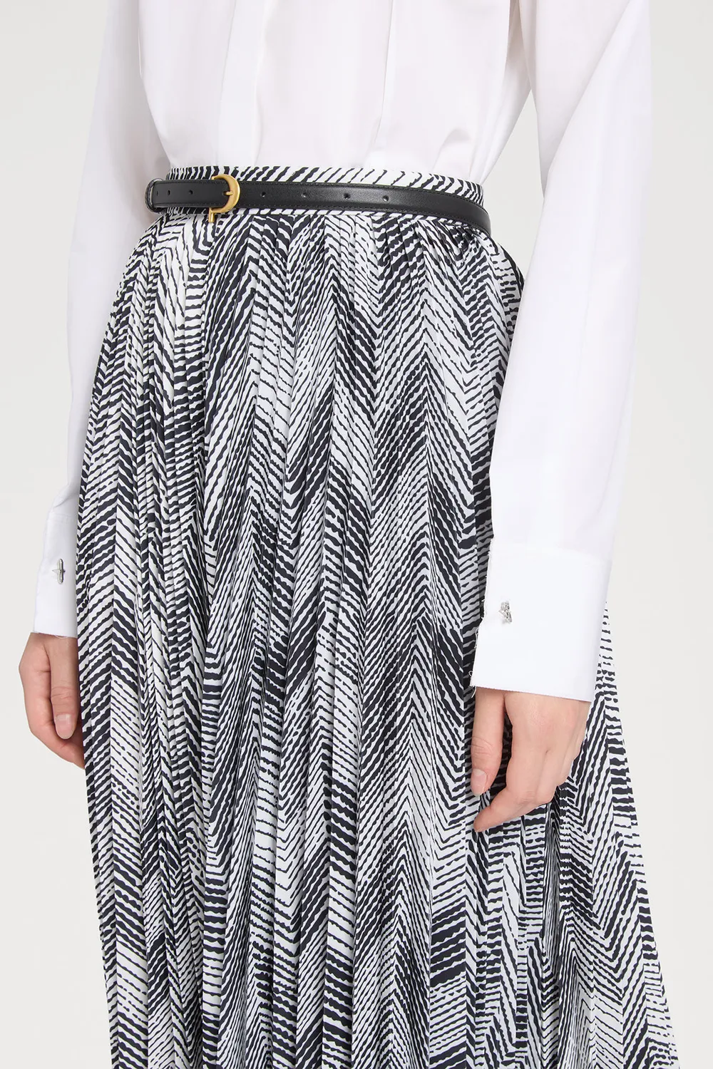 Ports 1961 Chevron gonna bianco nero linea A