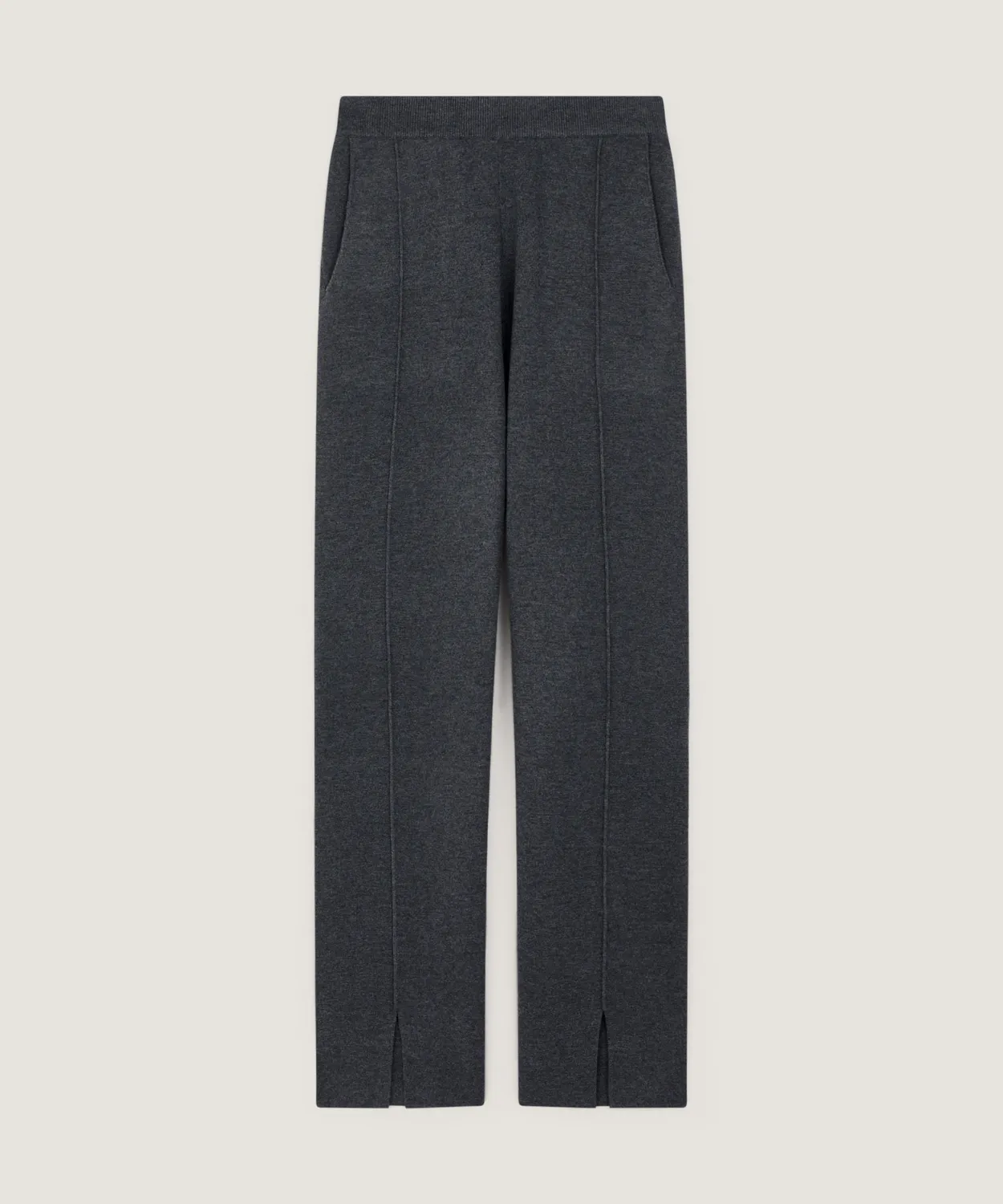 Rodier Pantaloni a sigaretta maglia Milano grigio scuro