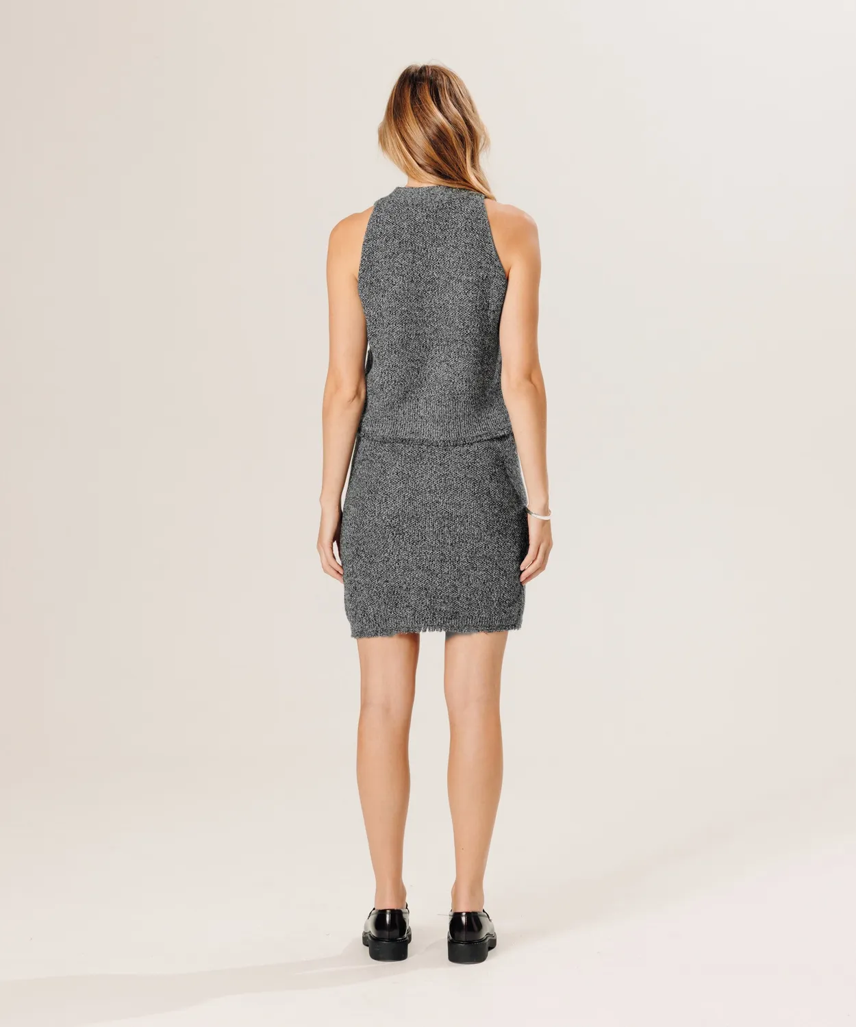 Rodier cardigan gilet lana cashmere grigio