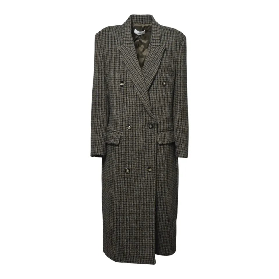 Solotre M1AC0024 cappotto check multicolour