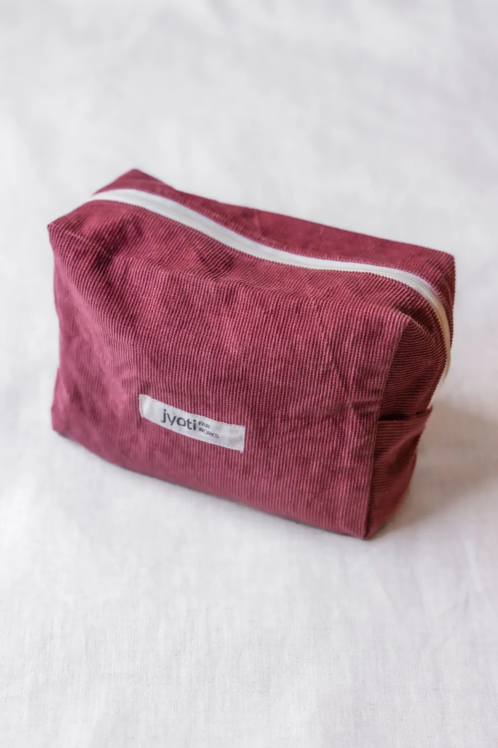 Jyoti Snaan beauty case cotone rosa velluto