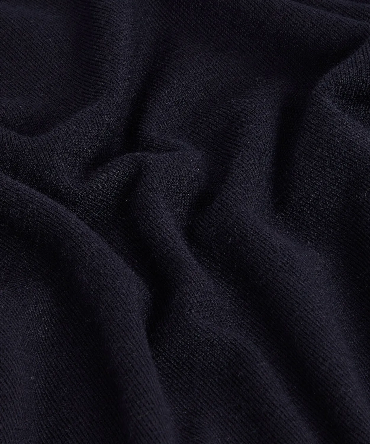 Rodier Maglione Scollo V Lana Merino Uomo Blu Notte
