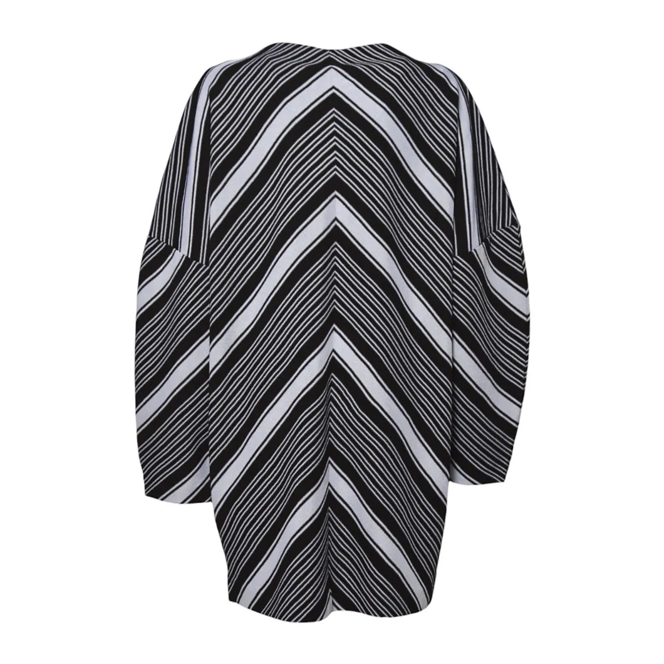 Missoni DS24WG3ZBR00Z6 abito corto bianco nero 42 chevron