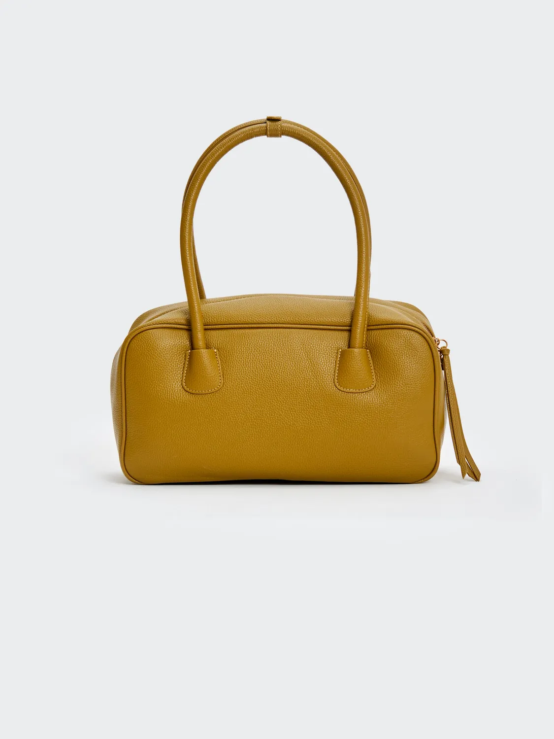 Vicolo Slide borsa a spalla verde olio bauletto maxi