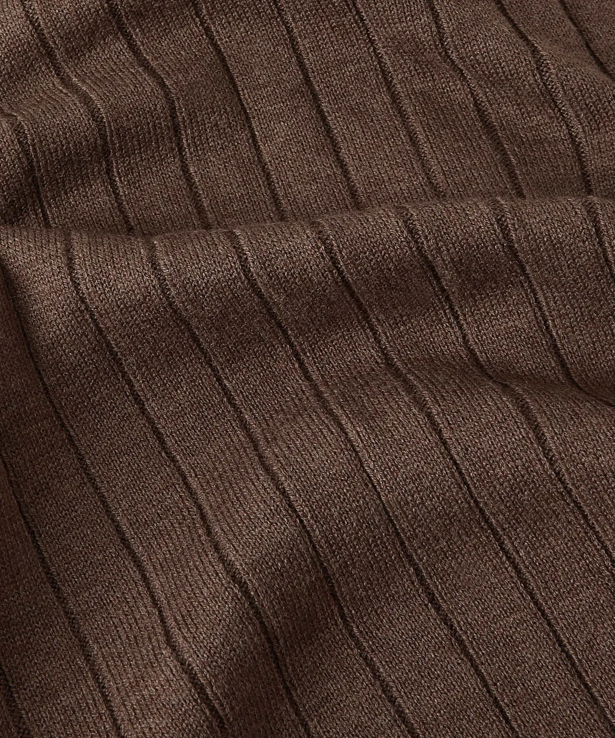 Rodier pantalone largo maglia havana brown a coste