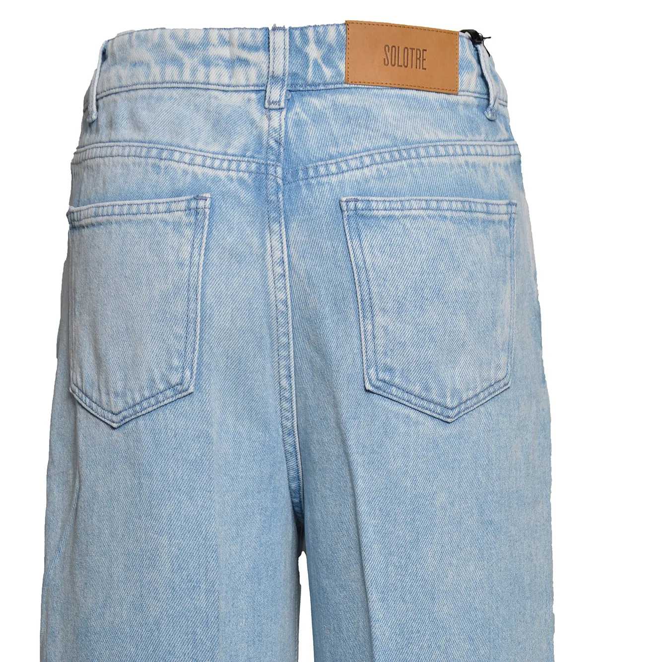 Solotre M1AB0168 Jeans donna denim blu classico